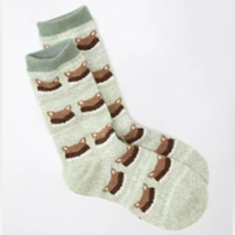 NWT!!  American Eagle Fox Fair Isle Crew Socks